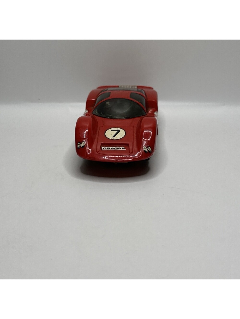 Vintage ELDON #3708 red PORSCHE 'CARRERA 1/32 SCALE Slot Car FAST SHIPPING